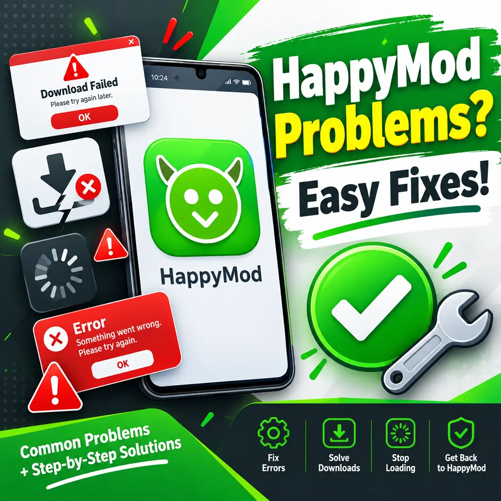 Common HappyMod Problems and How to Fix Them